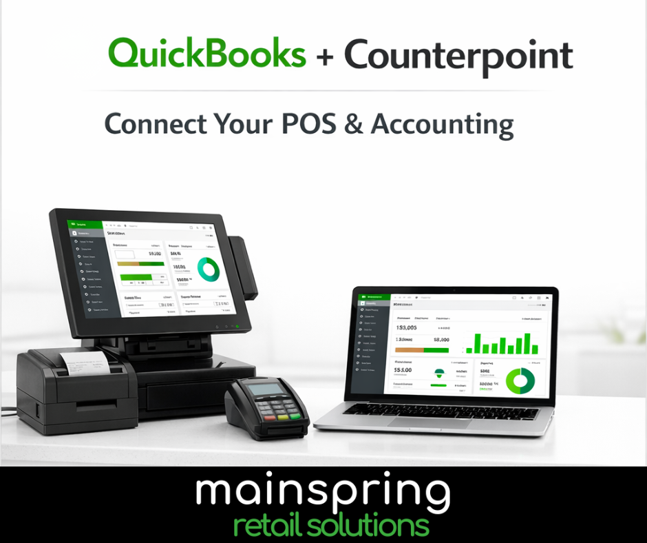 QuickBooks integration NCR Counterpoint